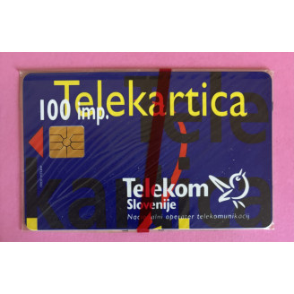 SLOVÉNIE télécarte 100 imp...