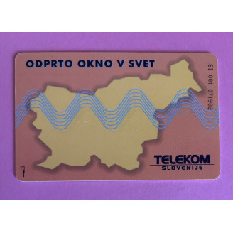 SLOVÉNIE télécarte 100 imp...