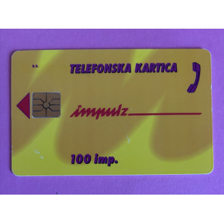 SLOVÉNIE télécarte 100 imp...