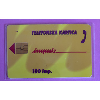 SLOVÉNIE télécarte 100 imp...