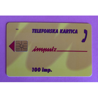 SLOVÉNIE télécarte 100 imp...