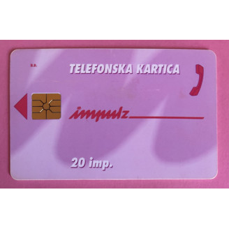 SLOVÉNIE télécarte 20  imp...