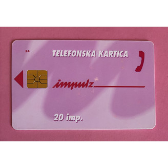SLOVÉNIE télécarte 20 imp...