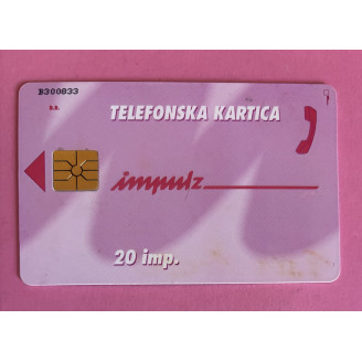 SLOVÉNIE télécarte 20 imp...