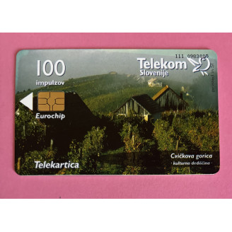 SLOVÉNIE télécarte 100 imp...