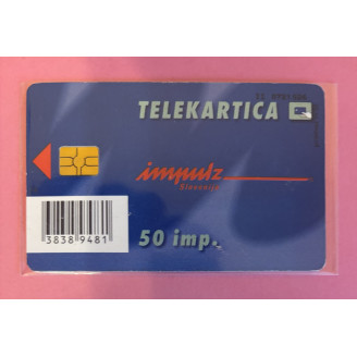 SLOVÉNIE télécarte 50 imp...