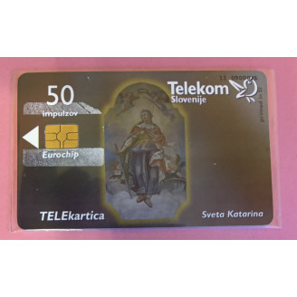 SLOVÉNIE télécarte 50 imp...