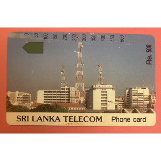 SRI LANKA télécarte Rs.500...
