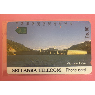 SRI LANKA télécarte Rs.500...