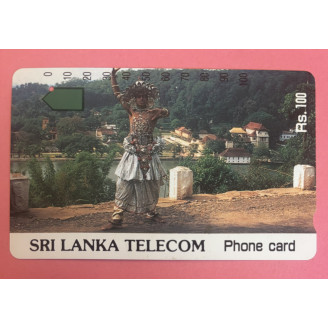 SRI LANKA télécarte Rs.100...