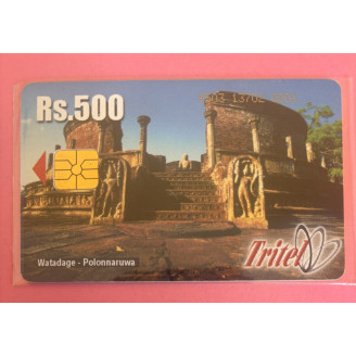 SRI LANKA télécarte Rs.500...
