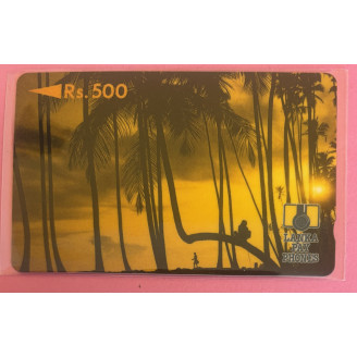 SRI LANKA télécarte Rs.500...