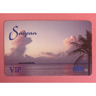 SAIPAN télécarte mtc 10 VIP...