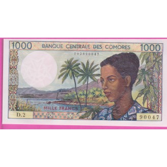 Comores P.11a Neuf UNC 1000...