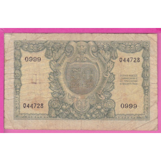 Italie P.91a ETAT B+ 50...