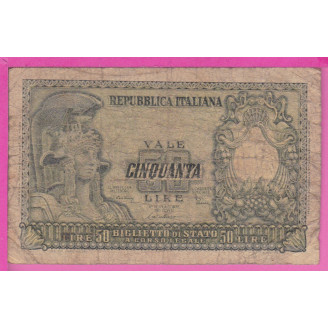 Italie P.91b ETAT B 50 Lire...