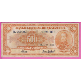 Vénézuela P.37b ETAT TB 500...