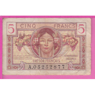 5 Francs Trésor Français...