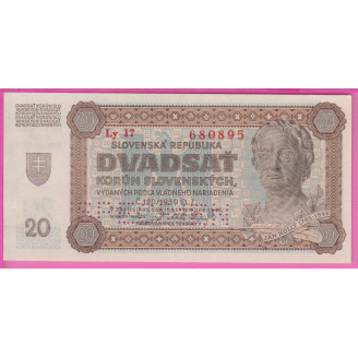 Slovaquie PS.7 Spécimen...