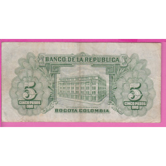 Colombia P.399e Etat TB 5...
