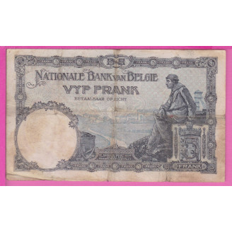 Belgique P.93 Etat TB 5...