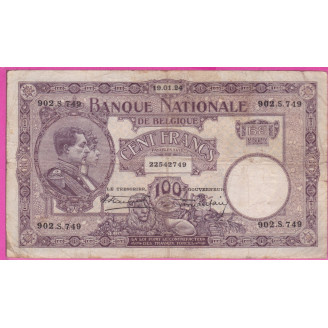 Belgique P.95(2) Etat TB-...