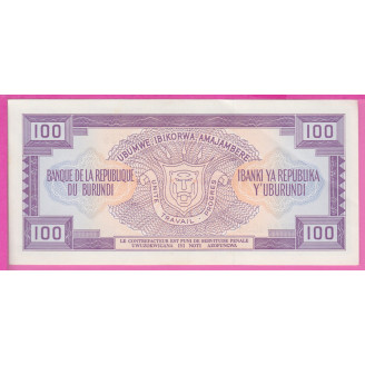 Burundi P.29c Etat SUP 100...