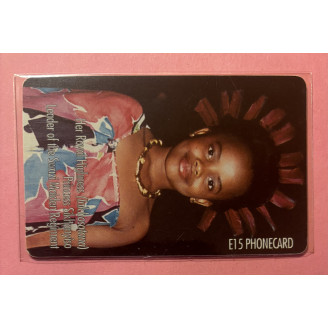 SWAZILAND télécarte E15...