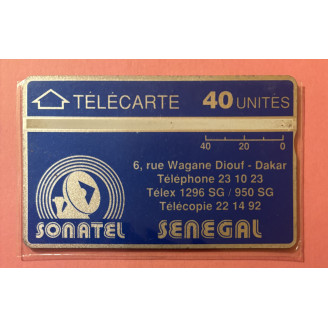 SENEGAL télécarte 40 Units...