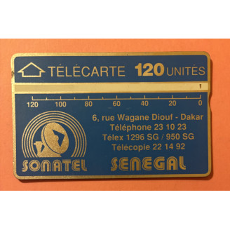 SENEGAL télécarte 120 Units...