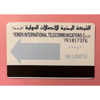 YEMEN télécarte 80 units...