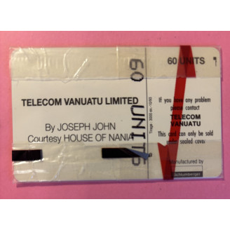 VANUATU télécarte 60 Units...