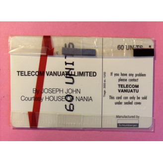 VANUATU télécarte 60 Units...