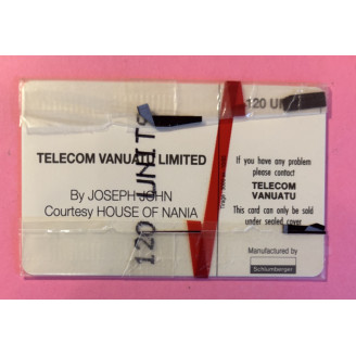 VANUATU télécarte 120 Units...