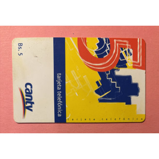 VENEZUELA télécarte Bs: 5...