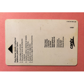VENEZUELA télécarte Bs: 5...