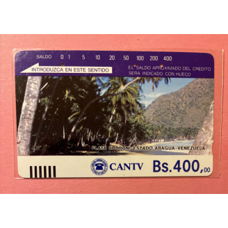 VENEZUELA télécarte Bs: 400...