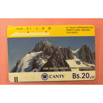 VENEZUELA télécarte Bs: 20...