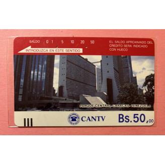 VENEZUELA télécarte Bs: 50...