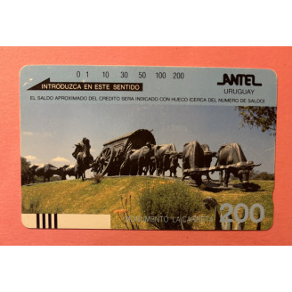 URUGUAY télécarte 200 Units...