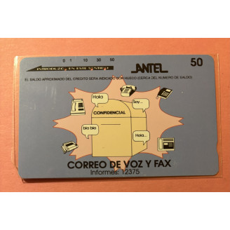 URUGUAY télécarte 50 Units...