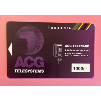 TANZANIE télécarte 1000...
