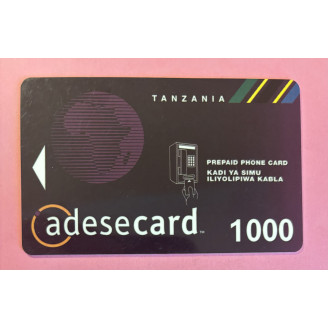 TANZANIE télécarte 1000...