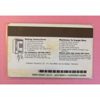 TANZANIE télécarte 500...