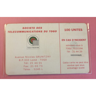 TOGO télécarte 100 units...