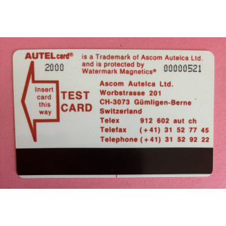 UKRAINE télécarte Test Card...