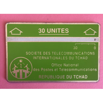 TCHAD télécarte 30 Units...