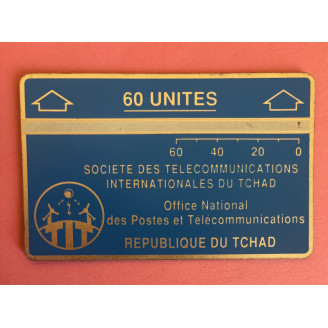 TCHAD télécarte 60 Units...