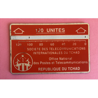 TCHAD télécarte 120 Units...