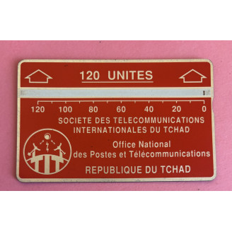 TCHAD télécarte 120 Units...